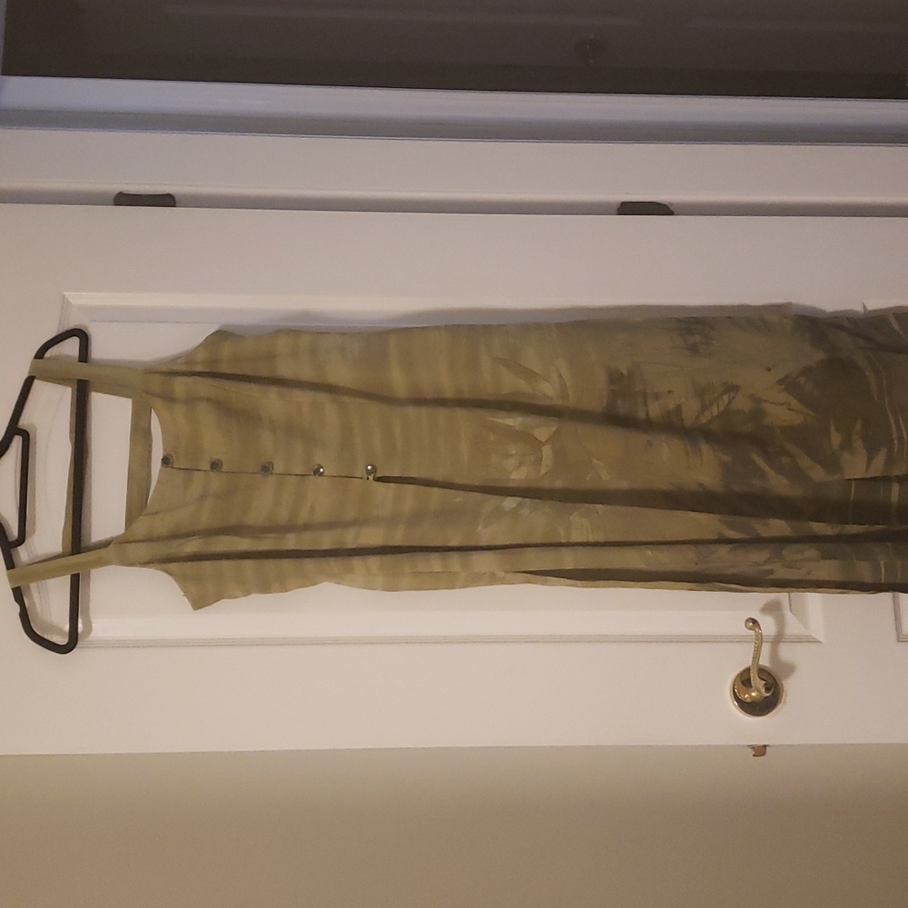 Long top and pants.